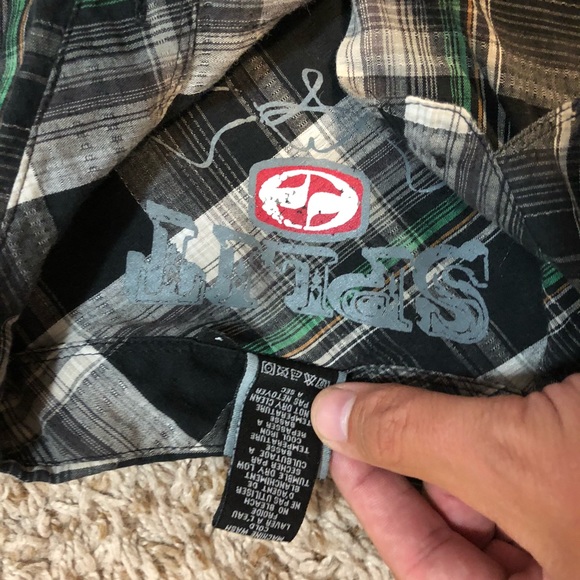 Split brand western style shirt - Picture 4 of 6